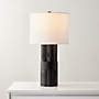 Walden Black Acacia Wood Table Lamp Tall + Reviews | CB2