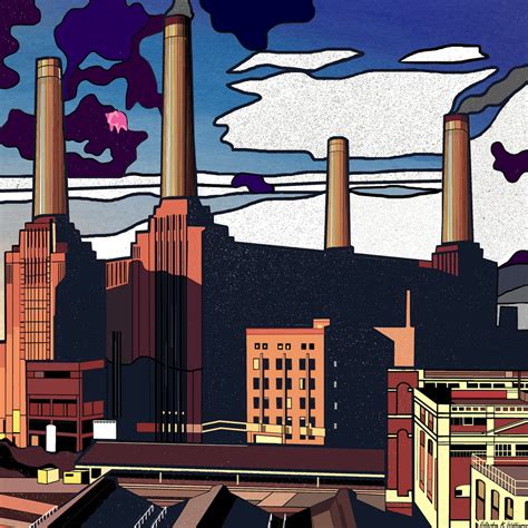 Pink Floyd, Animals, Album Cover, Artwork, Battersea Power Station, London, Fine Art Print ...