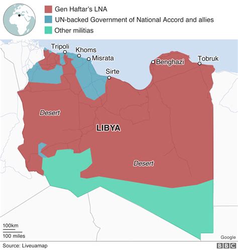 Libya Ethnic Map