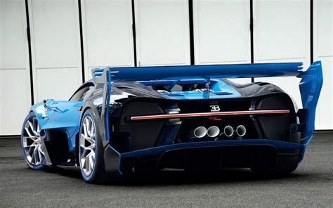 Bugatti, Bugatti Vision Gran Turismo, car, rear view HD wallpaper ...