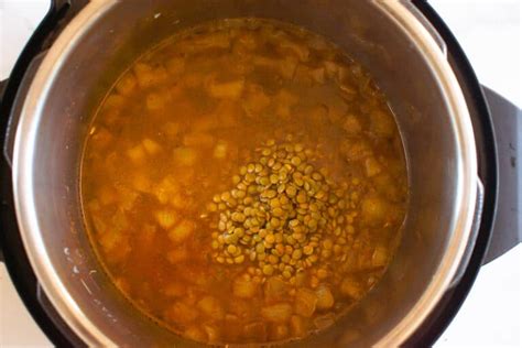 Instant Pot Dal {30 Minute Lentil Curry} - iFoodReal.com