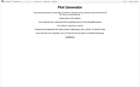 Plot Generator