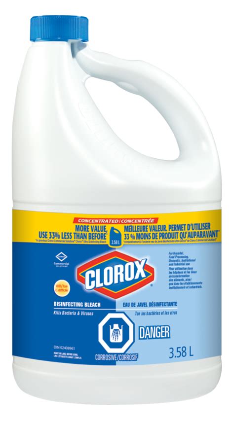 Clorox® Commercial Solutions® Disinfecting Bleach - Bowers Medical Supply