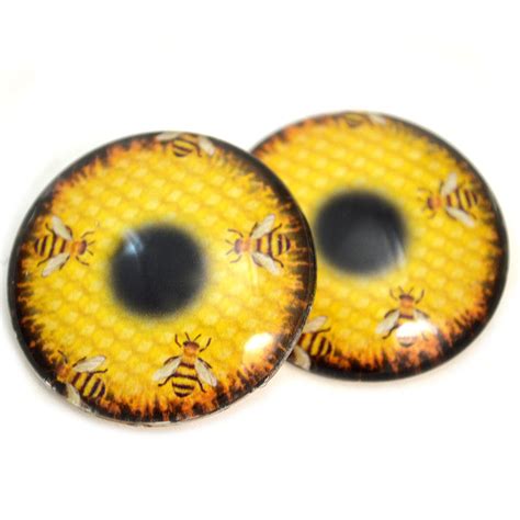 25mm Glass Eyes – Tagged "honey bee eyes" – Handmade Glass Eyes