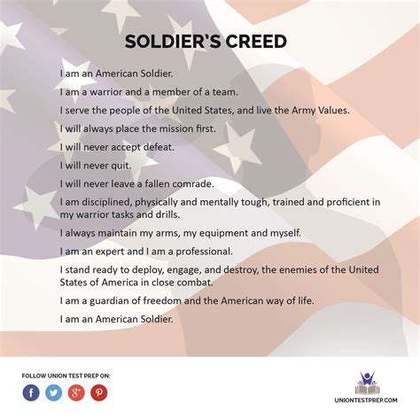 50 best ideas for coloring | Army Soldiers Creed Printable