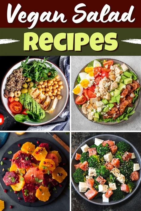 30 Easy Vegan Salad Recipes We Adore - Insanely Good