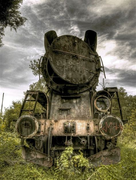 Beezqp.deviantart.com | Abandoned train, Train tracks, Abandoned