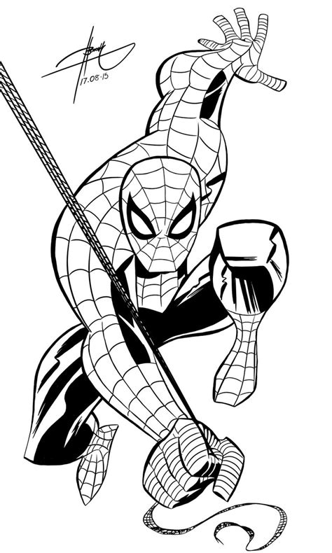 black spiderman cartoon drawing - He Is A Good Weblogs Image Archive