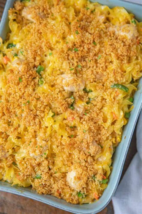 Steps to Prepare Chicken Casserole With Ritz Crackers And Egg Noodles