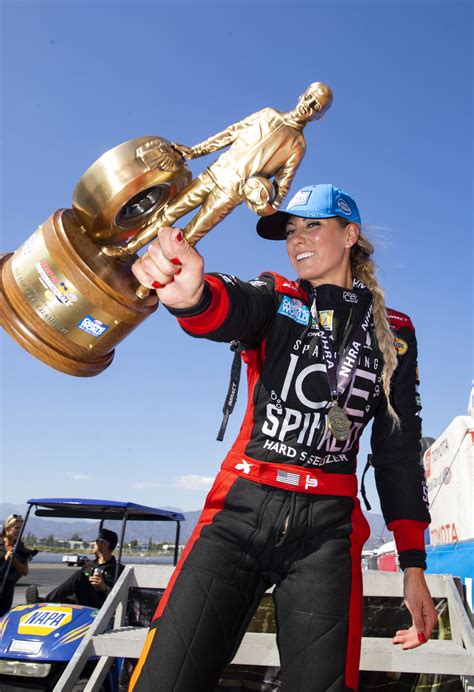 The best of drag racing star Leah Pruett in images