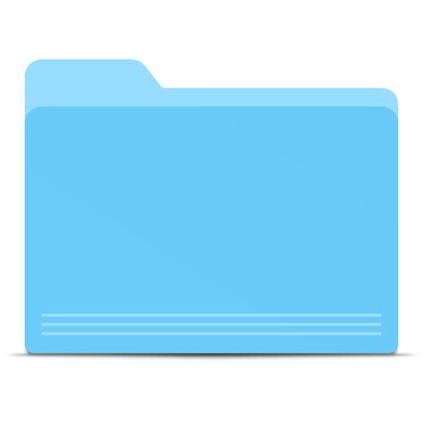 Blue folder image | Free SVG