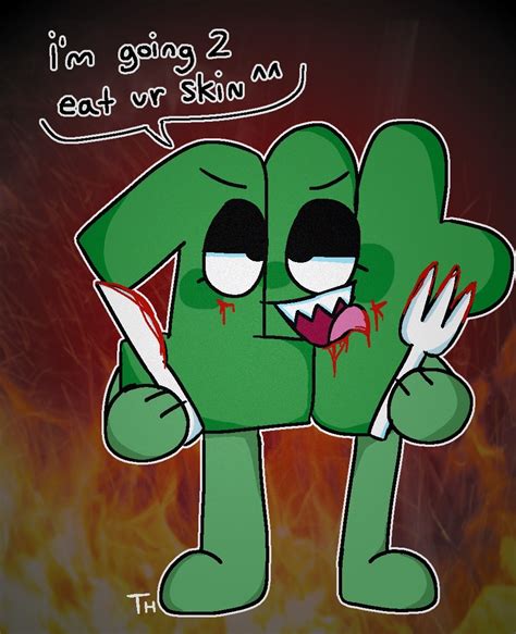 Fourteen loves eating skin (BFB/XFOHV) by ThunderHeart728 on DeviantArt