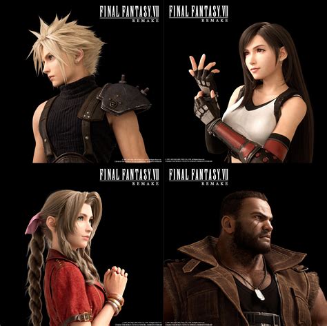 Final Fantasy VII Remake Character visuals (4k) : r/FinalFantasy