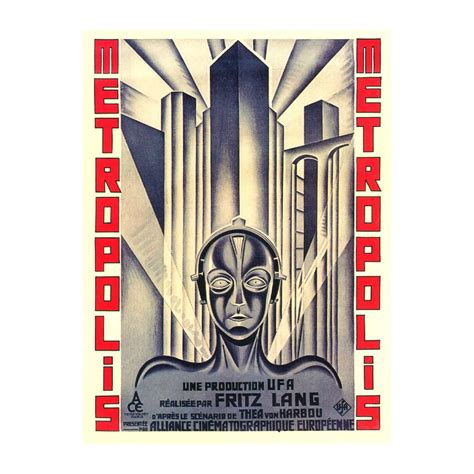 metropolis art deco film print by i love retro | notonthehighstreet.com