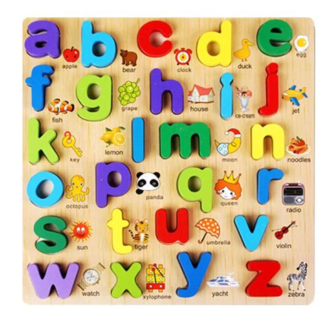 Baby Kids Wooden Puzzles Toys Educational Jigsaw Board Puzzle Toys ...