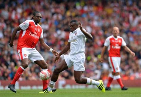 Nwankwo Kanu Scores Hat Trick For Arsenal In Charity Match