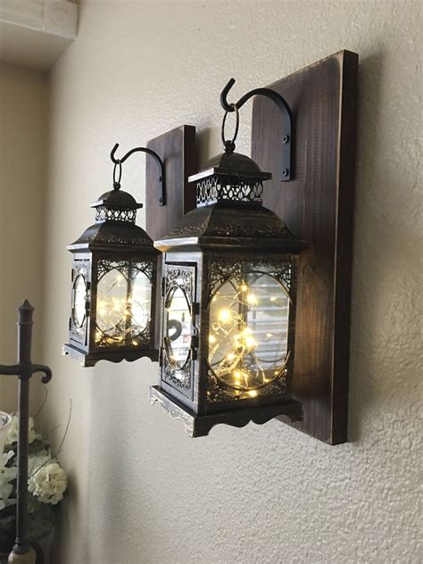 Hanging Lantern Sconces Farmhouse Wall Decor Lantern - Etsy