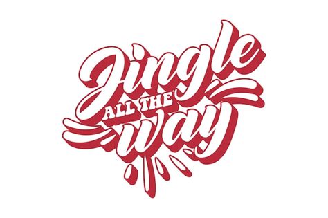 Premium Vector | Jingle all the way svg