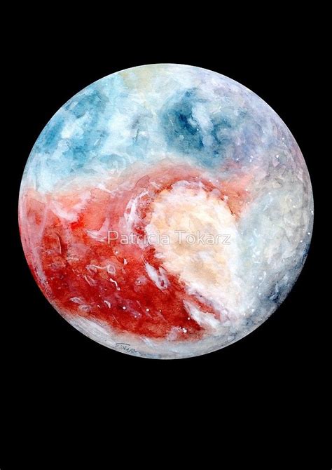 Pluto Watercolour Painting || by PattokArts | @Patti2905 #watercolor #painting #space #planets # ...