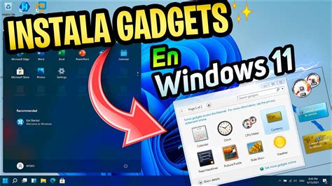 INSTALA⭐ Gadgets en Windows 11 Insider OFICIAL / PERSONALIZA TU ESCRITORIO. - YouTube