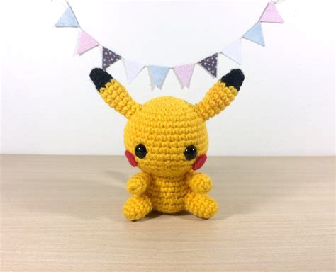 Pikachu Amigurumi Crochet Plush Doll