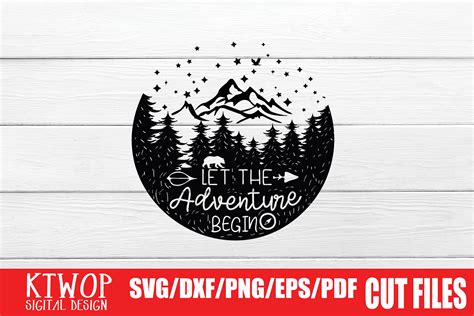 Let the Adventure Begin Graphic by KtwoP · Creative Fabrica