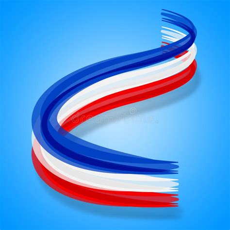 France Flag Indicates European Euro and French Stock Illustration - Illustration of flag, europe ...