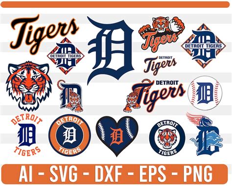 Detroit Tigers SVG MLB sports Logo Baseball cut file for | Etsy