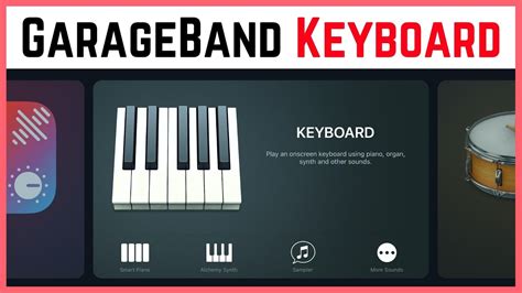 Complete Guide to KEYBOARDS in GarageBand iOS (iPad/iPhone) - YouTube