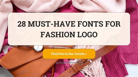 28 Best Fonts for Fashion Logo Dressing Up Brand Identity