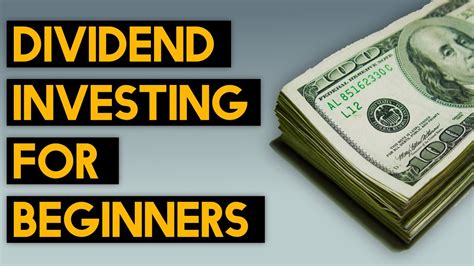 Dividend Investing For Beginners [FULL STRATEGY How To Make Passive ...