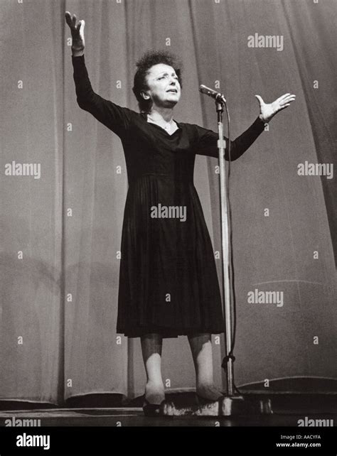 EDITH PIAF French singer 1915 1963 Stock Photo: 4111353 - Alamy