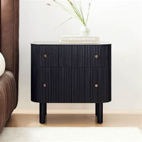 17 Gorgeous Modern Black Nightstands In Every Style - Candie Anderson