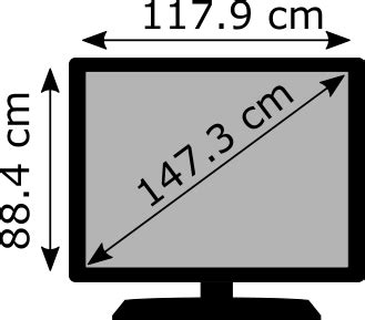 TV Size 58 inches - TVSIZES.TOP