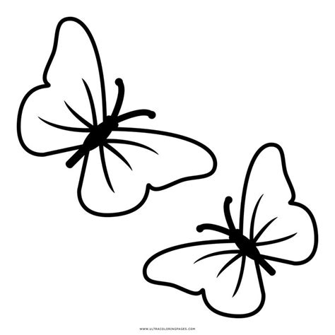 Dibujo De Mariposas Para Colorear - Ultra Coloring Pages | Mariposas ...