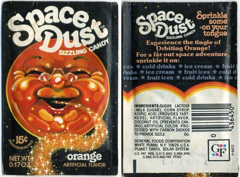 Space Dust - Orange Flavor 15-cent pack - General Foods - … | Flickr