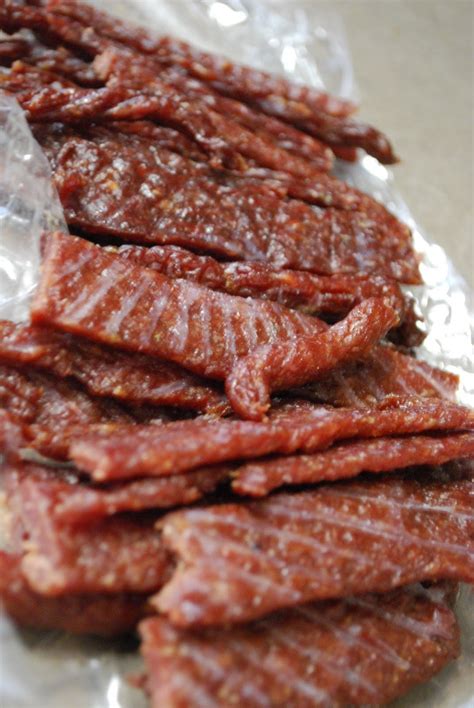 Oven dried beef jerky. | Homemade beef jerky, Recipes, Homemade beef