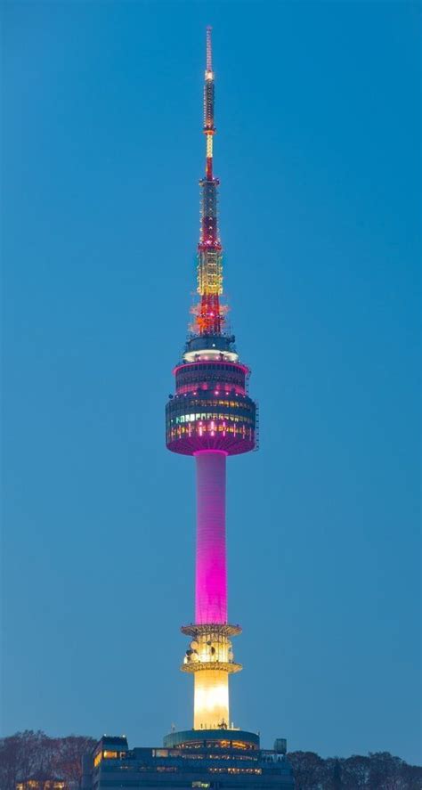 Namsan Tower - Seoul, South Korea | Corea del sur turismo, Torre namsan, Viajar a corea del sur