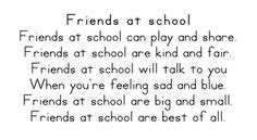 Friends poem | Preschool friendship, Friendship poems, Friend poems