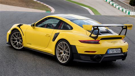 Download Car Race Track Race Car Yellow Car Vehicle Porsche 911 GT2 HD Wallpaper
