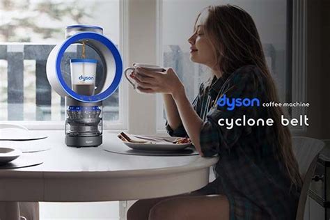 The Concept Cyclone Belt Coffee Machine Inspired by Dyson's Design Symbols | Gadgetsin
