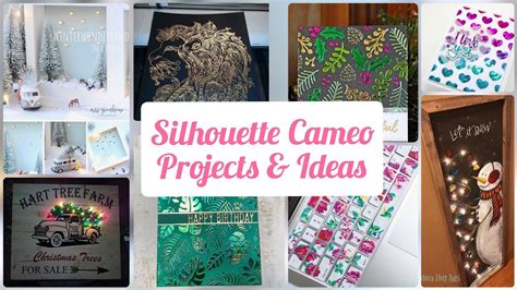 Silhouette Cameo Projects and Ideas . Part 2 - YouTube