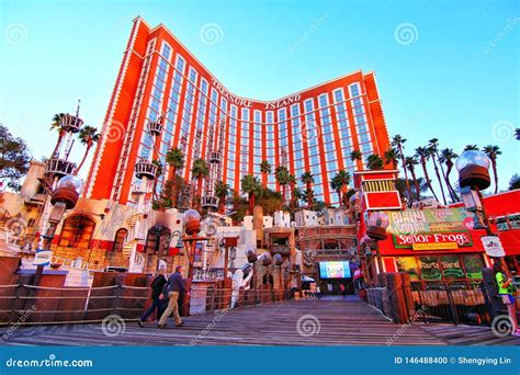 Views of the Treasure Island Hotel and Casino in Las Vegas Editorial Image - Image of island ...