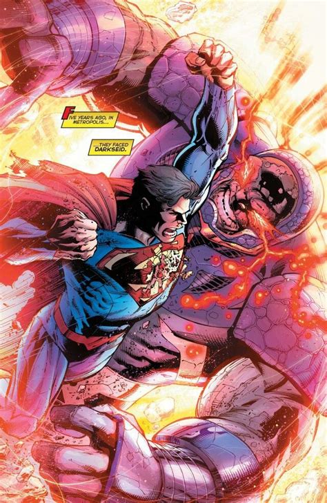 Darkseid battling Superman | Superman vs darkseid, Superman comic, Comics