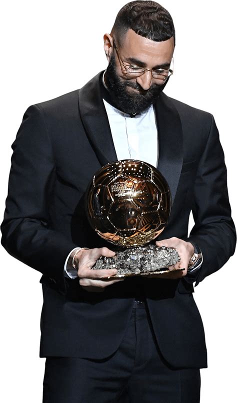 Karim Benzema Ballon d’Or 2022 Awards football render - FootyRenders