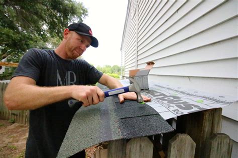 How to DIY Shingle a Wood Shed Roof