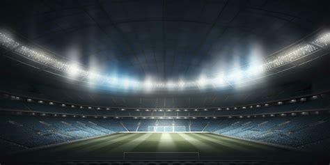 The football stadium at night. Generative AI 28793541 Stock Photo at Vecteezy