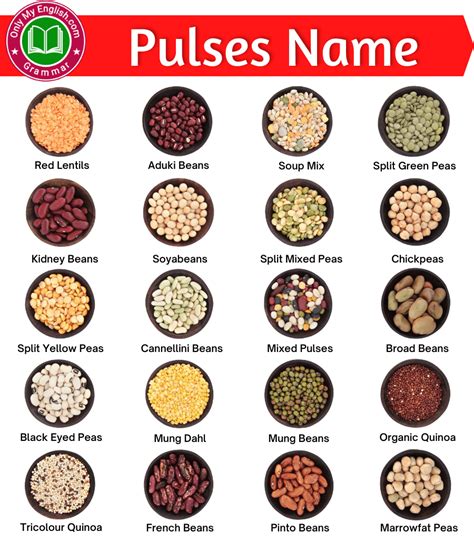 Pulses Name with Pictures | Amazing facts for students, General ...