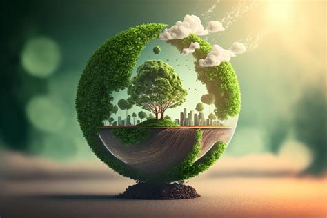 Save Earth Day Poster Environment Day Nature Green Glossy background ...