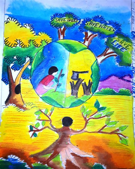 Save Earth Drawing Competition Poster Drawing Earth Drawings | Images and Photos finder